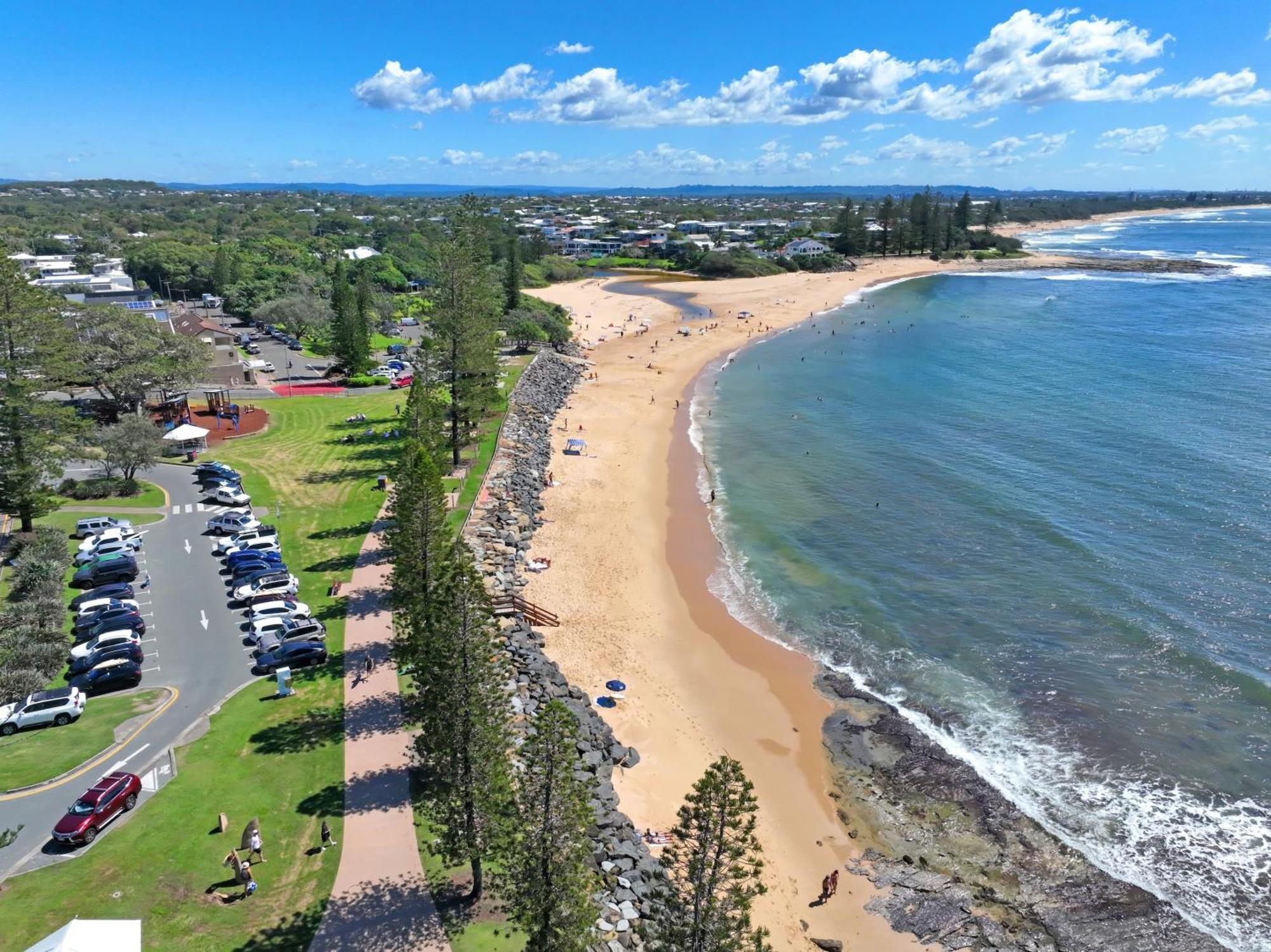 The Norfolks On Moffat Beach Caloundra Extérieur photo